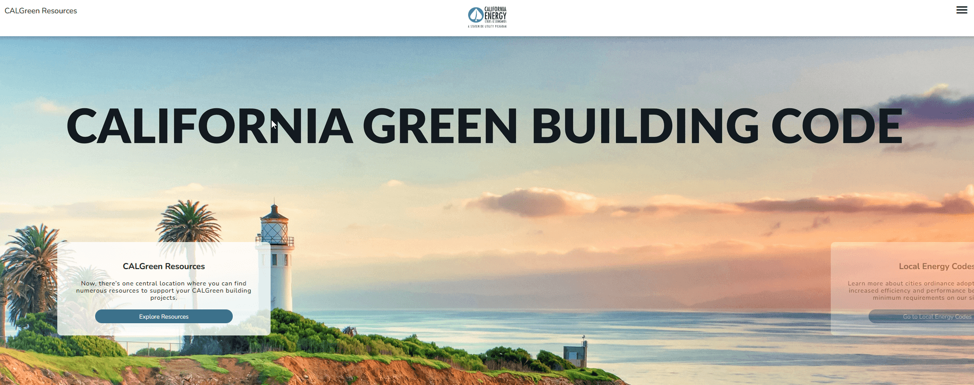 CALGreenInfo.com homepage graphic